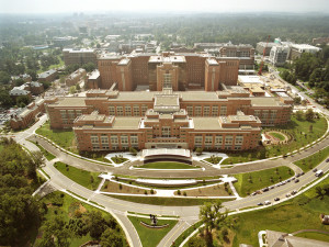 Aerial view of NIH campus.