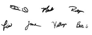 Staff Signatures