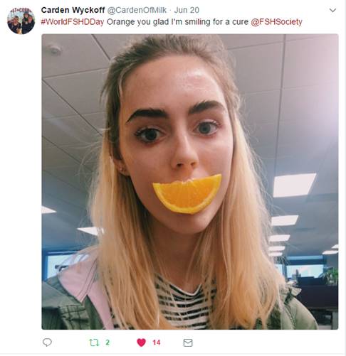 Carden Orange Selfie