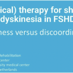 Physical therapy for shoulder dyskinesia in FSHD