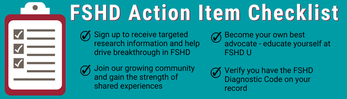 FSHD Action Item Checklist