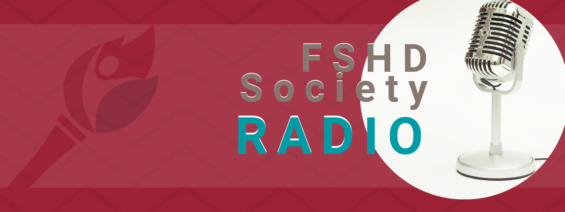 FSHD Society Radio logo with microphone