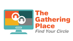 Gathering Place FSHD virtual groups logo with houses