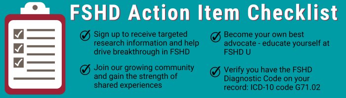 FSHD Action Item Checklist