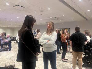 Michelle Mellion and Heloise Hoffmann at the Summit