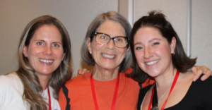 From left, Karen Camarta, Jane Roberts and Samantha Johnston.