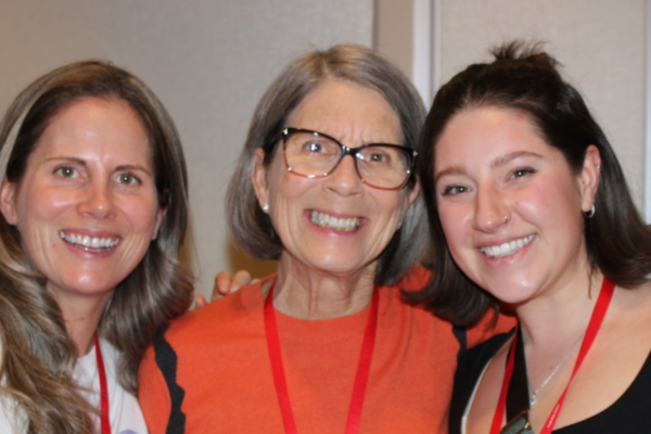 From left, Karen Camarta, Jane Roberts and Samantha Johnston.