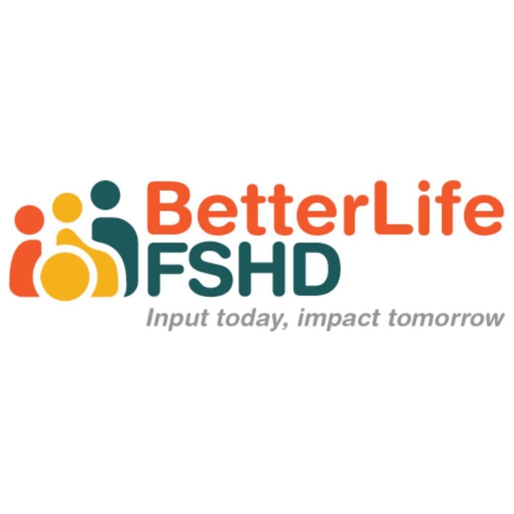 Betterlife FSHD logo with tagline "Input today. Impact tomorrow."