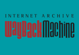 Wayback Machine blog feature